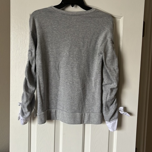 HALOGEN gray pullover sweatshirt from Nordstrom size XS - Picture 3 of 5